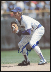 Jim Gantner Autographed Mr. Z's 5x7 Photo Milwaukee Brewers SKU #267036