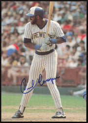 Cecil Cooper Autographed Mr. Z's 5x7 Photo Milwaukee Brewers SKU #267037