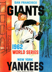 Unsigned 1962 World Series Program San Francisco Giants & New York Yankees SKU #266877