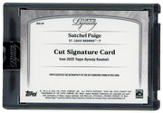 Satchel Paige Autographed 2025 Topps Dynasty Cut Signatures Card #DCS-SP #1/1 SKU #267040