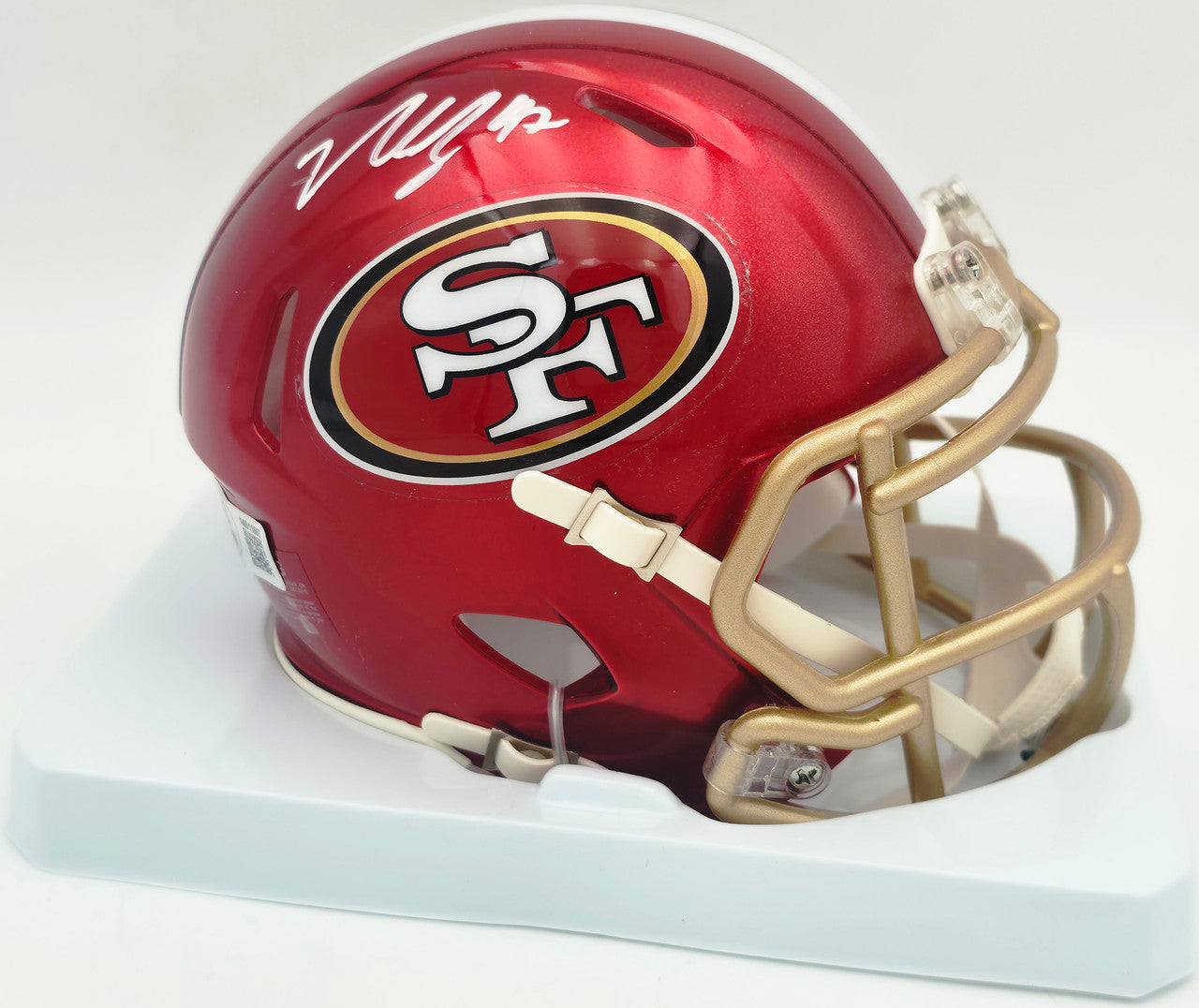 Nick Bosa Autographed San Francisco 49ers Flash Red Speed Mini Helmet Beckett BAS Witness #1W811857