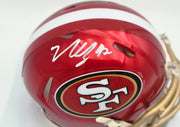 Nick Bosa Autographed San Francisco 49ers Flash Red Speed Mini Helmet Beckett BAS Witness #1W811857