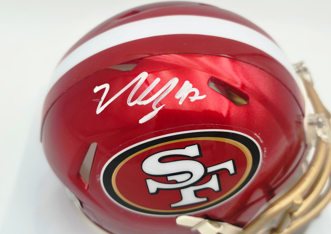 Nick Bosa Autographed San Francisco 49ers Flash Red Speed Mini Helmet Beckett BAS Witness #1W811857