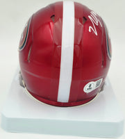 Nick Bosa Autographed San Francisco 49ers Flash Red Speed Mini Helmet Beckett BAS Witness #1W811857