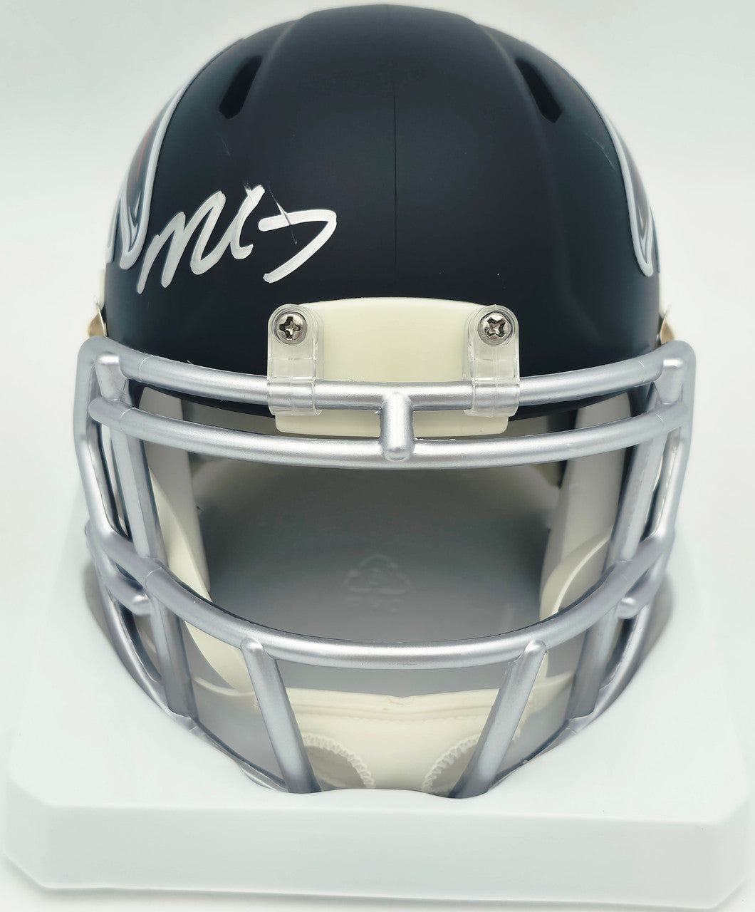 Michael Vick Autographed Atlanta Falcons Matte Black Speed Mini Helmet Beckett BAS Witness #4W780680