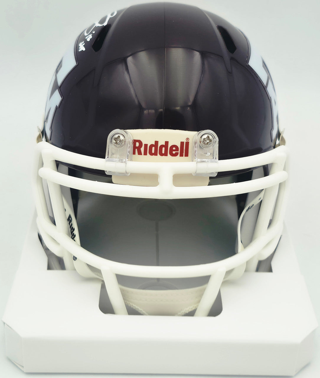 Johnny Manziel Autographed Texas A&M Aggies Maroon Speed Mini Helmet "12 HT" Beckett BAS Witness #3W319922