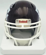 Johnny Manziel Autographed Texas A&M Aggies Maroon Speed Mini Helmet "12 HT" Beckett BAS Witness #3W319924
