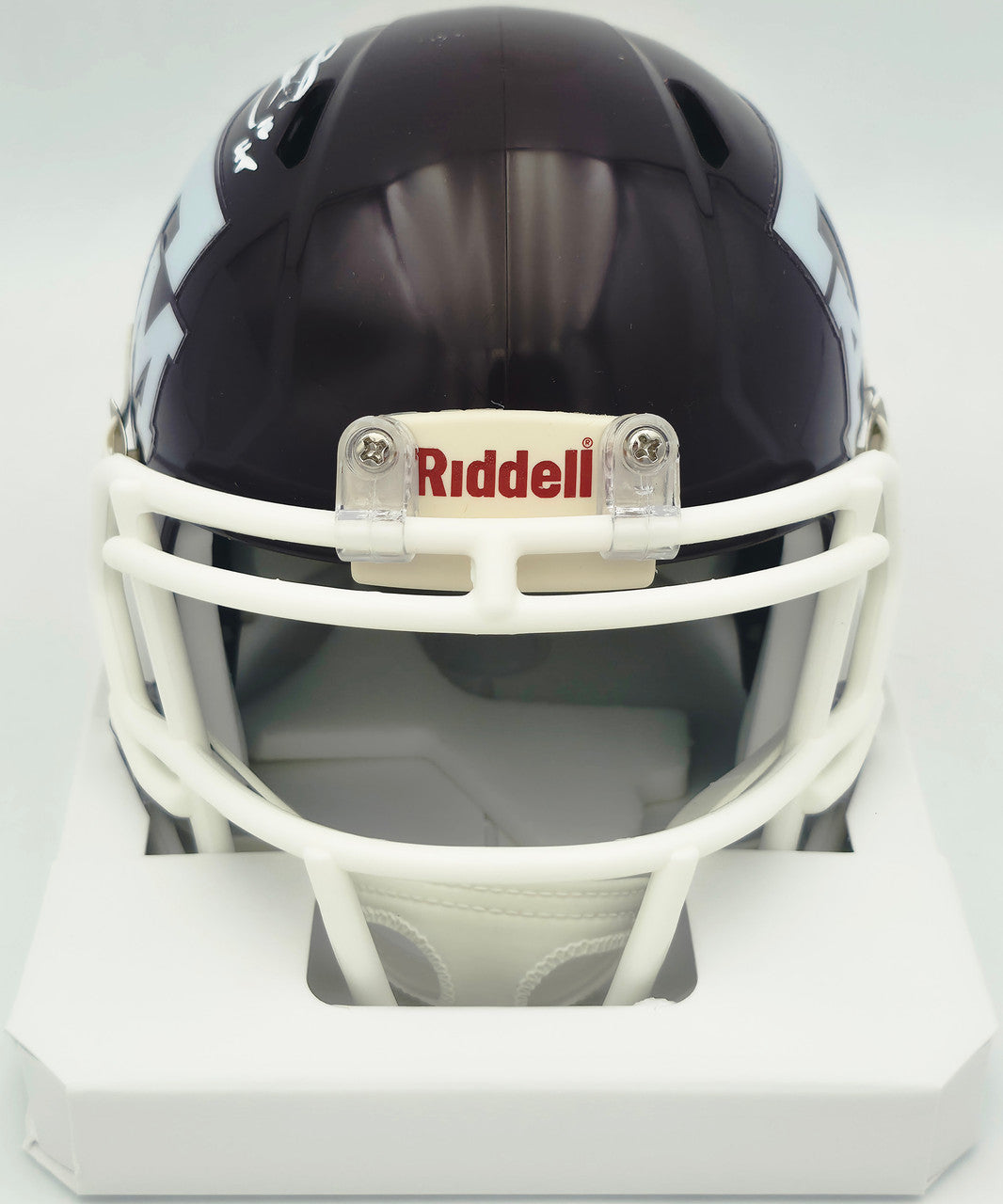 Johnny Manziel Autographed Texas A&M Aggies Maroon Speed Mini Helmet "12 HT" Beckett BAS Witness #3W319924