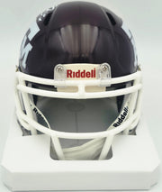 Johnny Manziel Autographed Texas A&M Aggies Maroon Speed Mini Helmet "12 HT" Beckett BAS Witness #3W319944