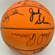 1979-80 Seattle Supersonics Team Autographed Wilson Basketball With 13 Signatures Including Dennis Johnson & Gus Williams Beckett BAS #AG020318