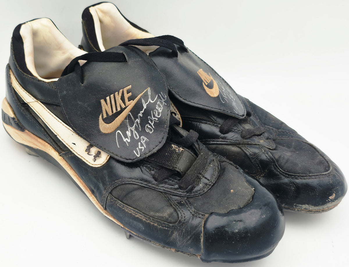 Ryan Franklin Autographed Game Used Black Nike Cleats Seattle Mariners "USA Baseball" SKU #266029