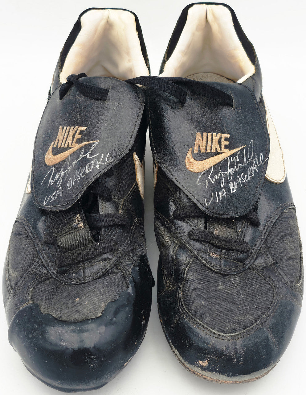 Ryan Franklin Autographed Game Used Black Nike Cleats Seattle Mariners "USA Baseball" SKU #266029