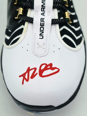Alec Bohm Autographed Black Under Armour Cleats Philadelphia Phillies Fanatics Holo #XD21613427