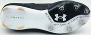 Alec Bohm Autographed Black Under Armour Cleats Philadelphia Phillies Fanatics Holo #XD21613427