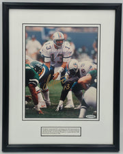 Dan Marino Autographed Framed 8x10 Photo Miami Dolphins UDA Holo #AUF38495