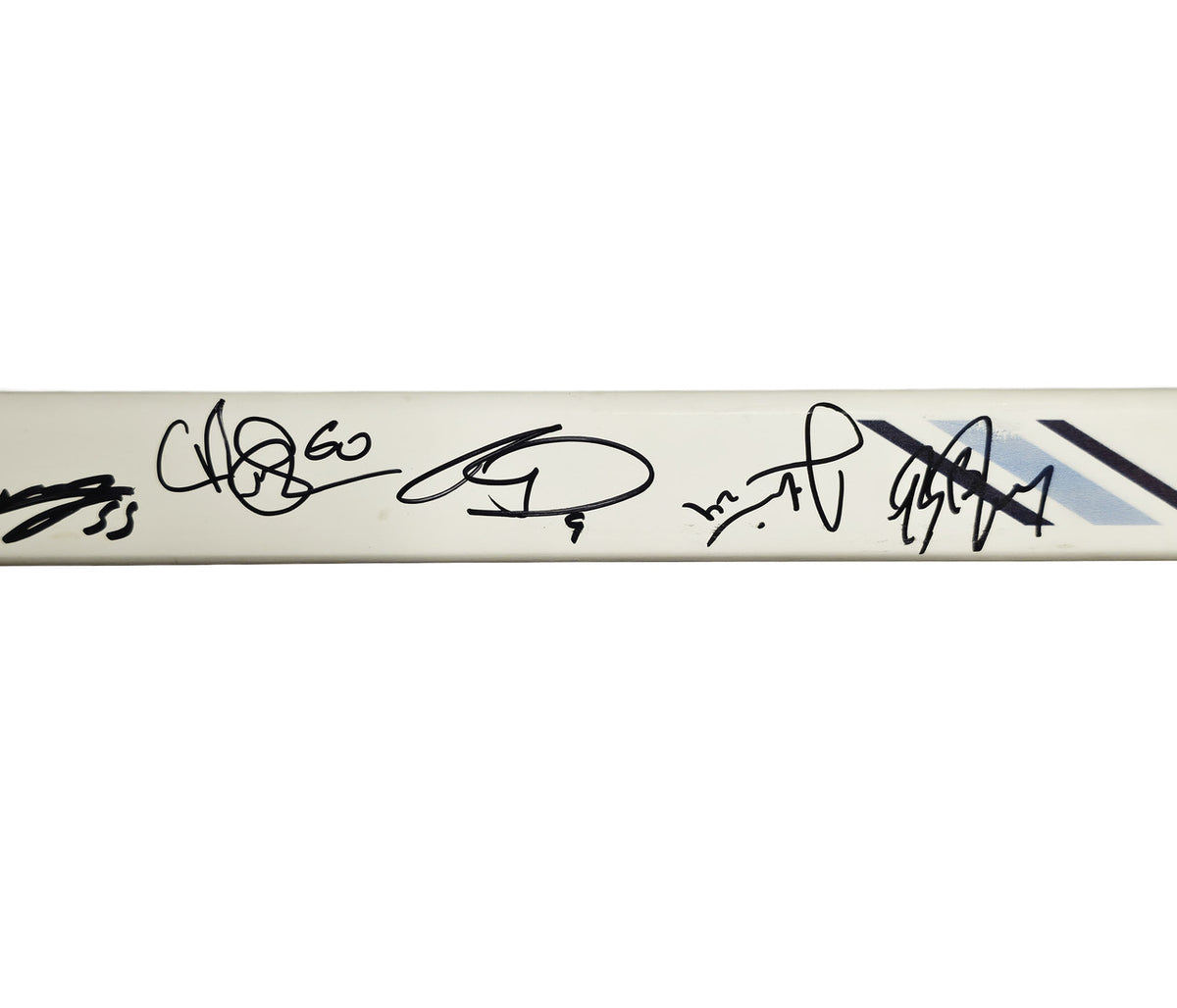 2021-22 Seattle Kraken Inaugural Team Autographed Hockey Stick With 21 Signatures Beckett BAS #AE49011