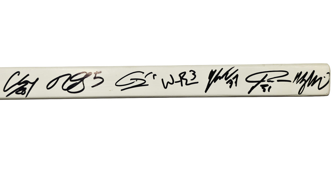 2021-22 Seattle Kraken Inaugural Team Autographed Hockey Stick With 21 Signatures Beckett BAS #AE49011