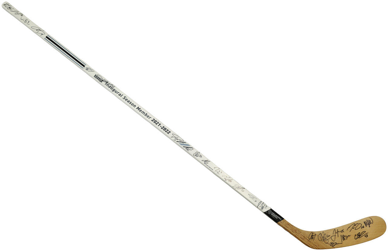 2021-22 Seattle Kraken Inaugural Team Autographed Hockey Stick With 23 Signatures Beckett BAS #AE49012