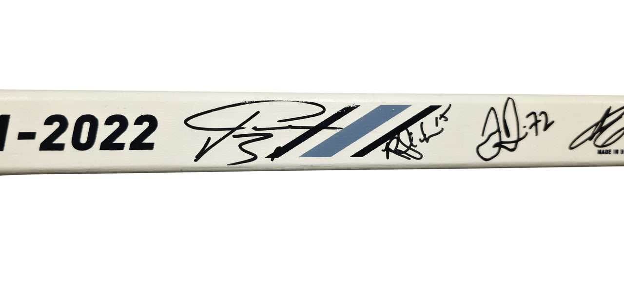 2021-22 Seattle Kraken Inaugural Team Autographed Hockey Stick With 23 Signatures Beckett BAS #AE49012