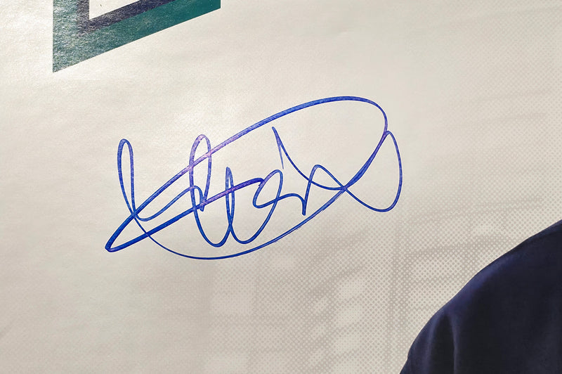 Ichiro Suzuki Autographed 20x27 Poster Seattle Mariners Beckett BAS Witness Stock #267078