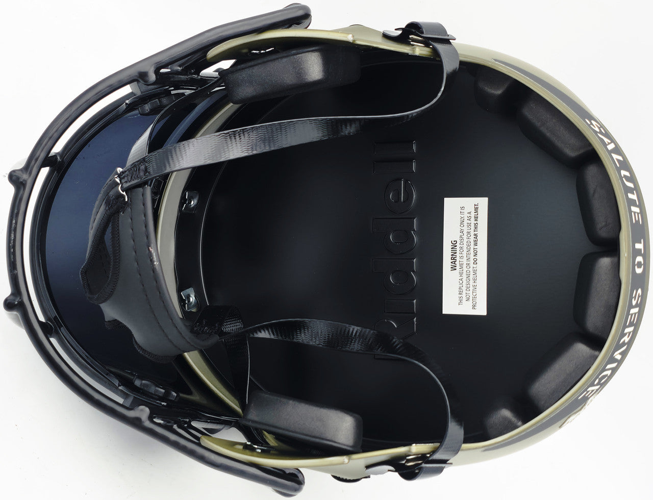 Blake Corum Autographed Los Angeles Rams Salute to Service Full Size Speed Replica Helmet Beckett BAS Witness #1W920170