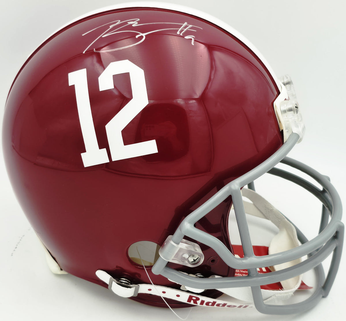 Bryce Young Autographed Alabama Crimson Tide Maroon Full Size Authentic Helmet Beckett BAS Witness #BY00018
