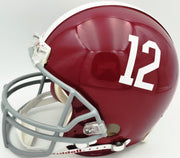 Bryce Young Autographed Alabama Crimson Tide Maroon Full Size Authentic Helmet Beckett BAS Witness #BY00018