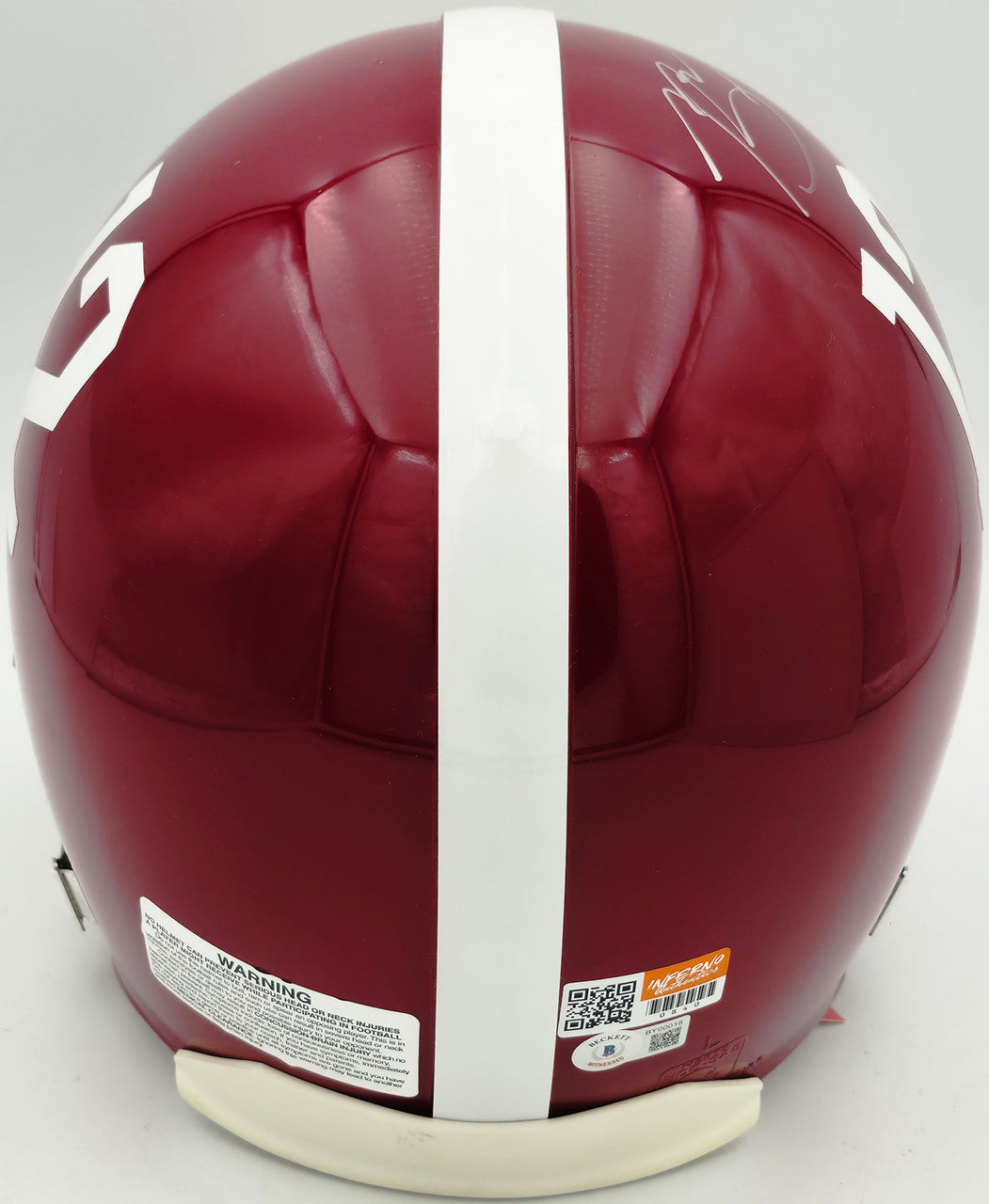 Bryce Young Autographed Alabama Crimson Tide Maroon Full Size Authentic Helmet Beckett BAS Witness #BY00018