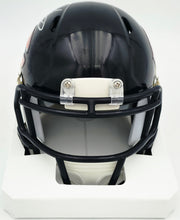 Mike Singletary Autographed Chicago Bears Blue Speed Mini Helmet (Smudged) Beckett BAS Witness #4W454907