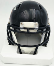 Mike Singletary Autographed Chicago Bears Blue Speed Mini Helmet (Smudged) Beckett BAS Witness #4W454917