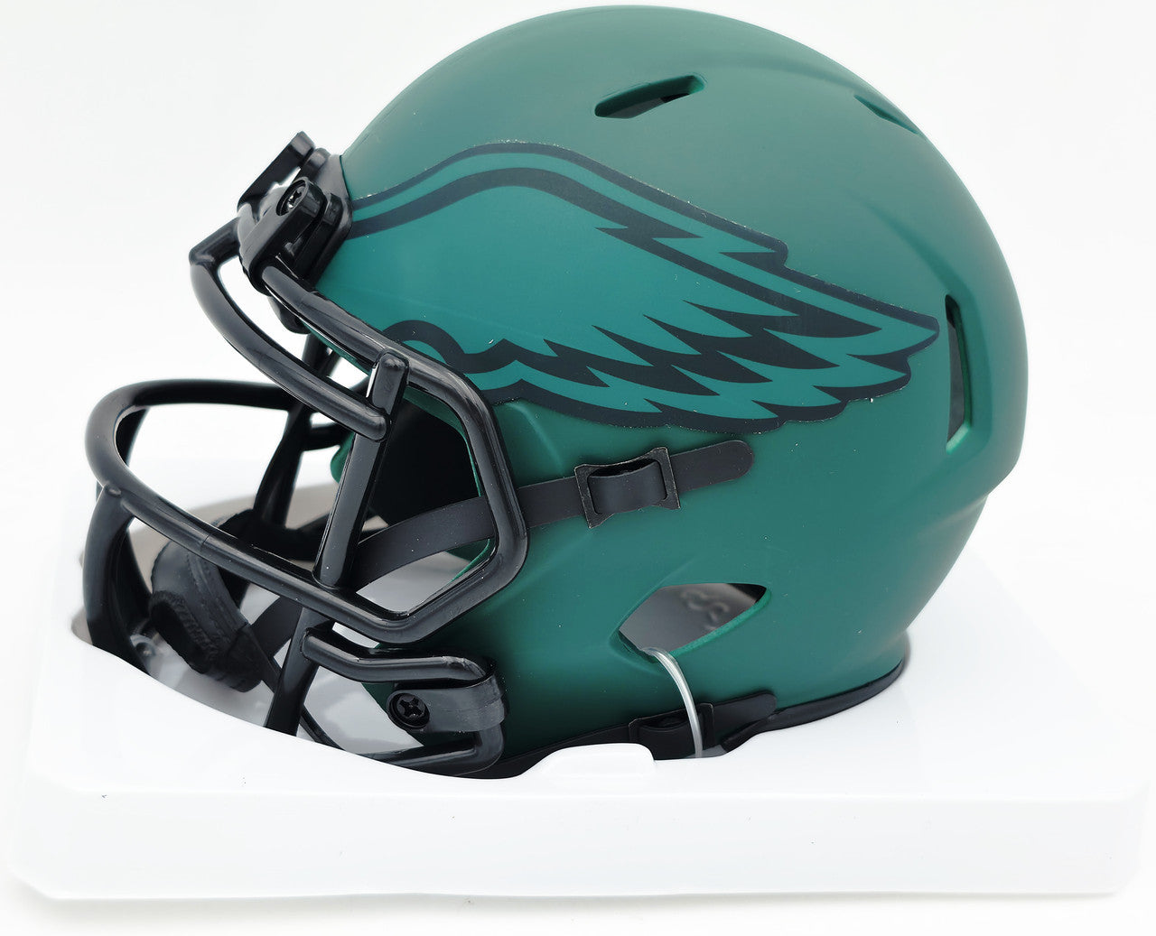 LeSean McCoy Autographed Philadelphia Eagles Rave Green Speed Mini Helmet Beckett BAS Witness #2W102649