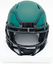 LeSean McCoy Autographed Philadelphia Eagles Rave Green Speed Mini Helmet Beckett BAS Witness #2W102574