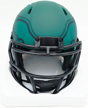 LeSean McCoy Autographed Philadelphia Eagles Rave Green Speed Mini Helmet Beckett BAS Witness #2W102659
