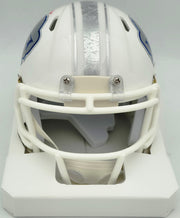 LeSean McCoy Autographed Buffalo Bills White Rivalries Speed Mini Helmet Beckett BAS Witness #2W102766