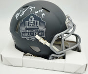 Brian Urlacher Autographed Hall of Fame Slate Gray Speed Mini Helmet "HOF 18" Beckett BAS Witness #4W450674