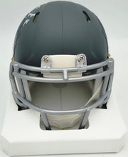 Brian Urlacher Autographed Hall of Fame Slate Gray Speed Mini Helmet "HOF 18" Beckett BAS Witness #4W450674