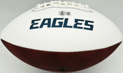 LeSean McCoy Autographed Philadelphia Eagles White Logo Football Beckett BAS Witness #2W102895