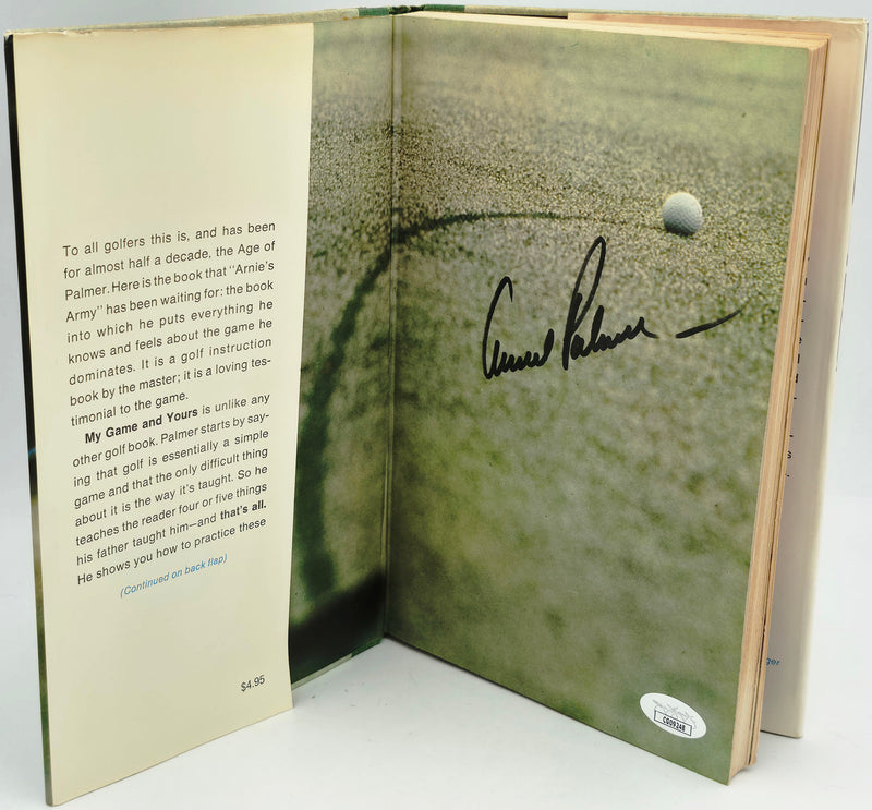 Arnold Palmer Autographed My Game And Yours Book JSA #CG09248