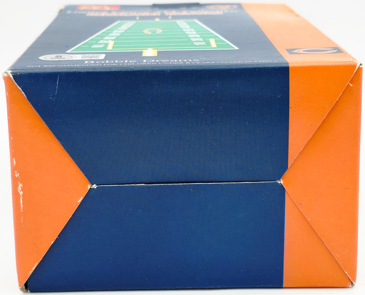 Brian Urlacher Autographed Bobblehead Chicago Bears "ROY 2000" (Damaged) (Smudged) Beckett BAS Witness #4W450906