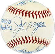 Big Red Machine Starting Lineup Autographed Official NL Baseball With 8 Signatures Including Pete Rose JSA #WB552405