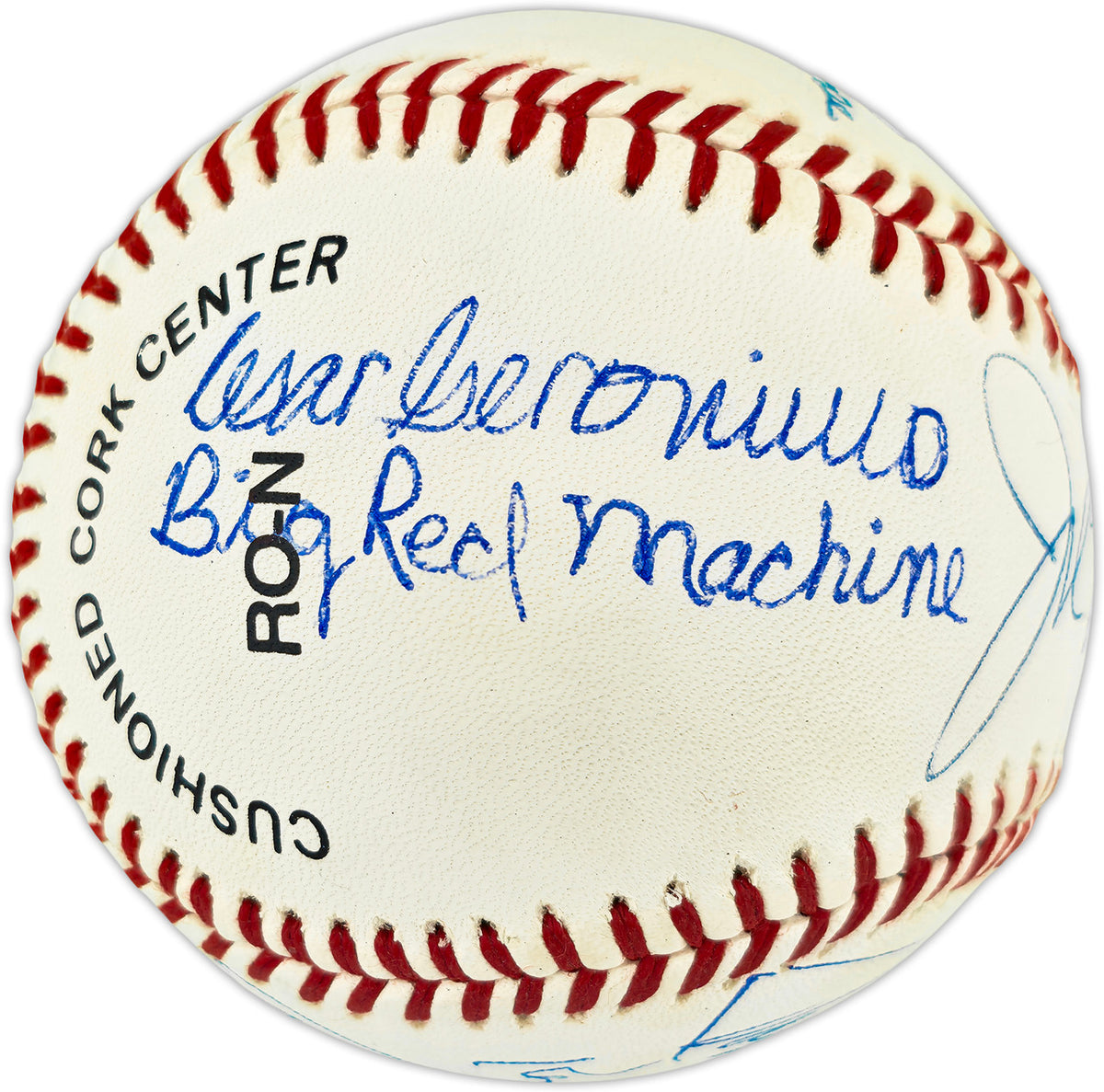 Big Red Machine Starting Lineup Autographed Official NL Baseball With 8 Signatures Including Pete Rose JSA #WB552405