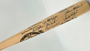MLB Hall of Famers Autographed Bill Terry Louisville Slugger Baseball Bat With 29 Signatures Including Sandy Koufax Beckett BAS #AG020327