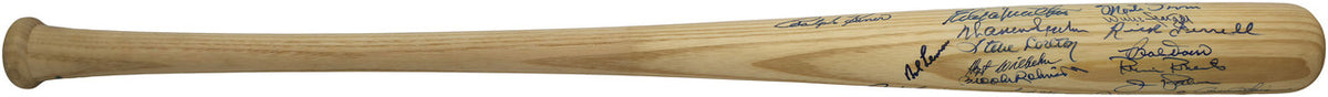 MLB Hall of Famers Autographed Bill Terry Louisville Slugger Baseball Bat With 29 Signatures Including Sandy Koufax Beckett BAS #AG020327