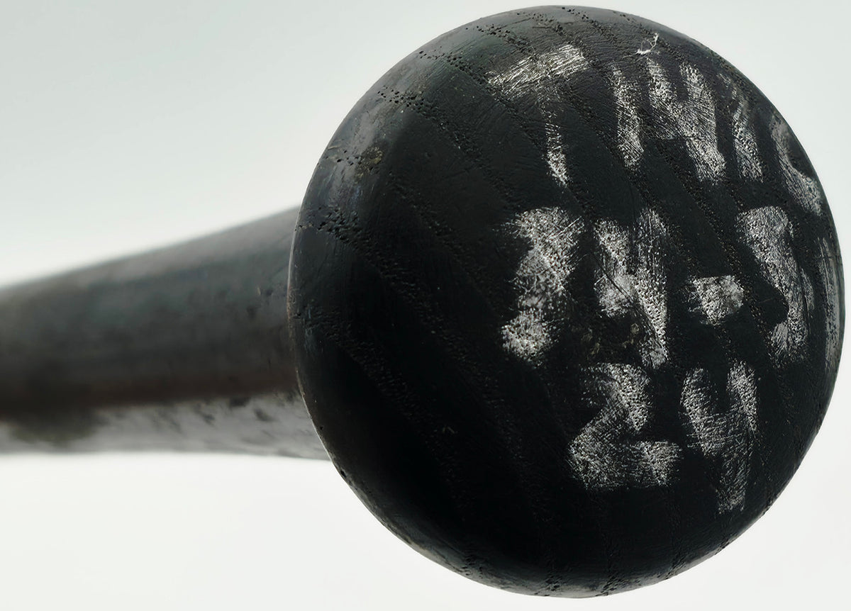 Rickey Henderson Autographed Game Issued Louisville Slugger T141 Baseball Bat San Diego Padres Beckett BAS QR #BX67569