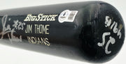 Jim Thome Autographed Game Issued Rawlings 491B Baseball Bat Cleveland Indians Beckett BAS QR #BX67582
