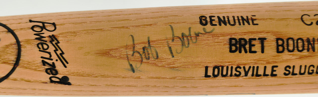 Bret, Ray & Bob Boone Autographed Game Issued Louisville Slugger C271 Baseball Bat Beckett BAS #AG020315