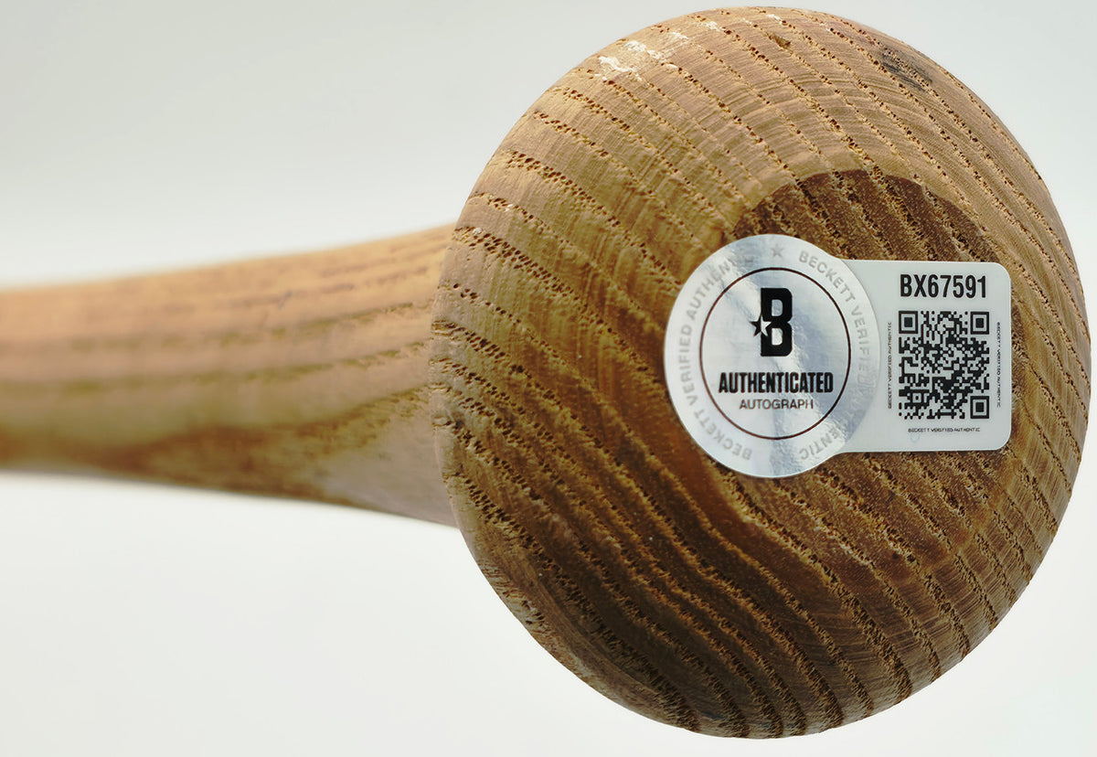 Mike Schmidt Autographed Rawlings Baseball Bat Philadelphia Phillies Beckett BAS QR #BX67591