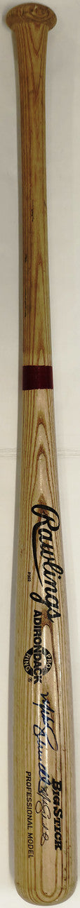 Mike Schmidt Autographed Rawlings Baseball Bat Philadelphia Phillies Beckett BAS QR #BX67591