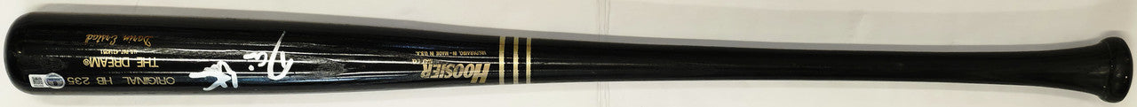 Darin Erstad Autographed Game Issued Hoosier HB235 Baseball Bat California Angels Beckett BAS QR #BX67599