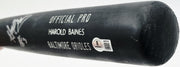 Harold Baines Autographed Game Issued Young Bat Co. Baseball Bat Baltimore Orioles Beckett BAS QR #BX67573
